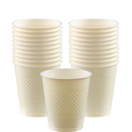 1407 Vaso 12 Col Vainilla Ivory Beige Ostion AM