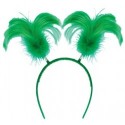 1705 Diadema chonguitos Ponytail Headband Verde AM