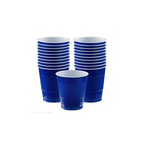 1736 Vaso 12 Col Azul Rey AM