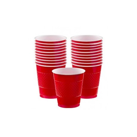 2372 Vaso 12 Col Rojo AM