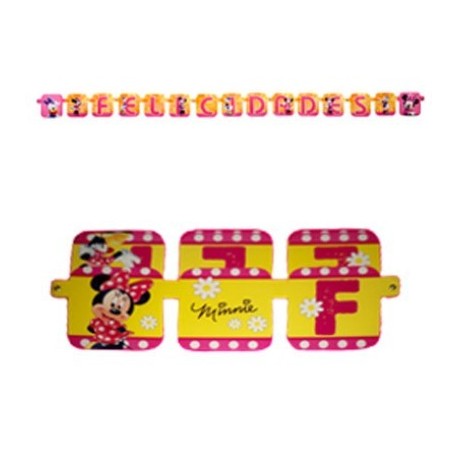 2882 Letrero Movil Minnie Mouse Roja GM