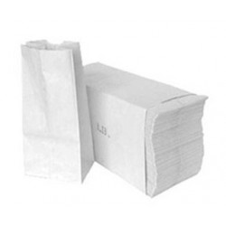 3365 Bolsa Papel No4 blanco 25pz