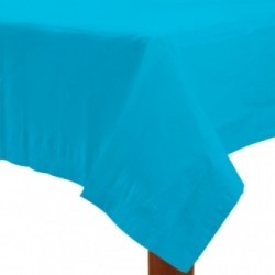 3071 Mantel Rect Col Azul Caribe Teal AM