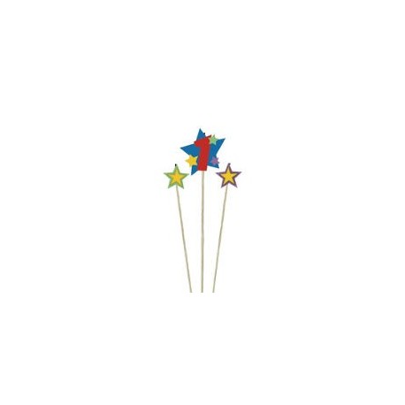 3255 Vela Num1 Estrellas Star Set 3pz UNI