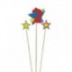 3258 Vela Num2 Estrellas Star Set 3pz UNI