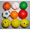 3739 Pelota AntiEstress Esponja Relax Figuras