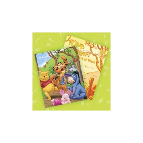 3796 Invitaciones Pooh Elefante QL