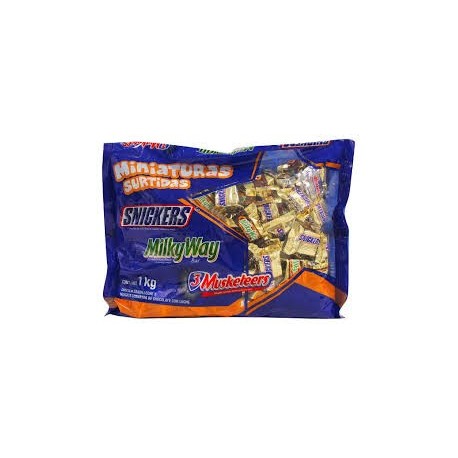 3825 Chocolate Mars Miniaturas Surtido 1kg Mars
