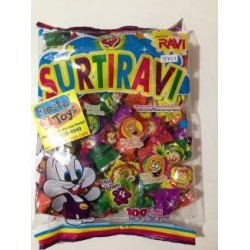 3997 Caramelo Surtiravi canica dulcito 100pz Ravi