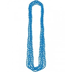 4034 Collar Azul Rey cuentas perlas beads met 8pz AM
