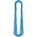 4034 Collar Azul Rey cuentas perlas beads met 8pz AM