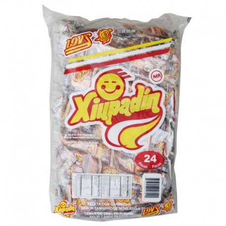 4103 Paleta Chupa-Tin Ricaleta Xiupadin 25pz TINAJITA