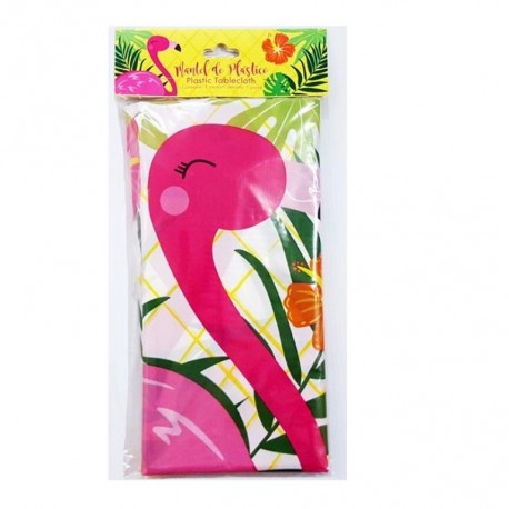 4105 Mantel Hawaiano Hello Summer Aloha Flamingo GM