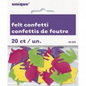 4542 Felt Confetti tela conejitos Pascua Easter 20pz UNI