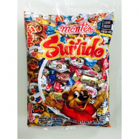 4555 Surtido Caramelos y chiclosos 100pz Montes