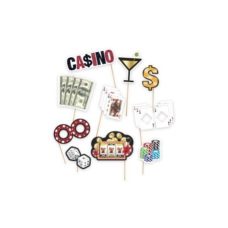 4664 Casino Foto Photo Props 10pz ZEN