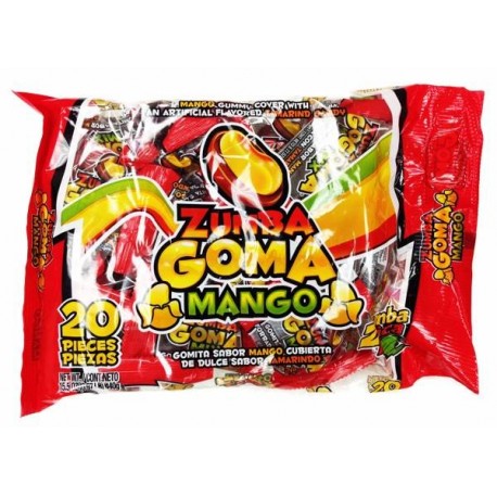 4883 Zumba Goma Mango 20pz Zumba