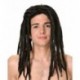 5057 Peluca con Rastas negra ZEN