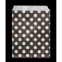 5079 Bolsa papel Puntos Negro 25pz RF
