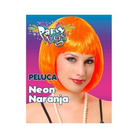 5332 Peluca Neon Naranja ZEN