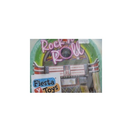 5379 Plato 9 Rock n Roll Rocola Figura Glitter CREA