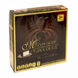 5545 Malvavisco Corazon Chocolate Tapon Bianchi 50pz DLRosa