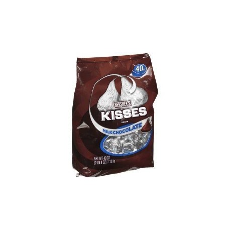 5650 Kisses Choco con leche Plata 900gr HERSHEYS