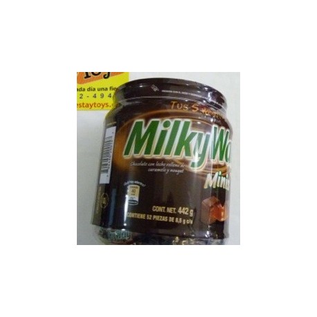 5875 Choco Vit Milky Way Minis Vit 52pz