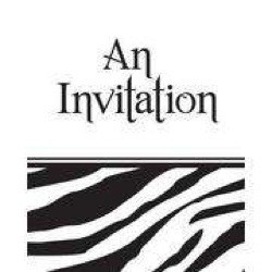 5950 Invitacion Animal Print Zebra CREA