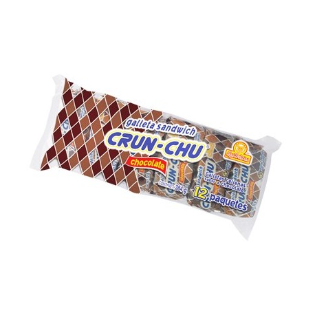 6994 Galleta Crun-chu sandwich 12pz Delicias