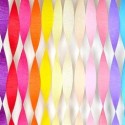 6457 Crepe streamer tira rollo serpentina COLOR crepe pz