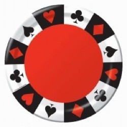 6630 Plato 9 Casino Party Cards Night UNI