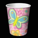 6653 Vaso 9 Butterflies Flowers Mariposas CREA