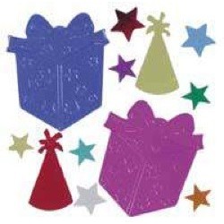 6903 Confetti Multishape xBirthday Star Estrellas W