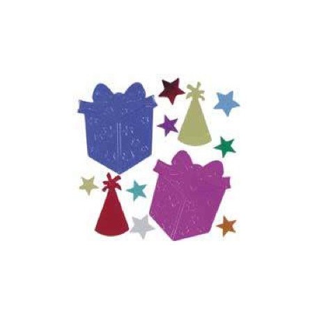 6903 Confetti Multishape xBirthday Star Estrellas W