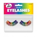 7015 Pestañas Arcoiris Tinsel Eyelashes Rainbow par AM