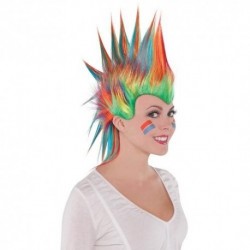 7101 Peluca Mohawk wig Colores Rainbow AM