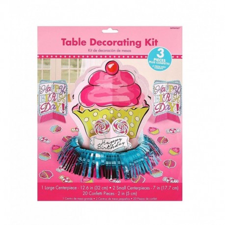 7117 Table Decorating Kit Centro Mesa Sweet BDay 23pz AM