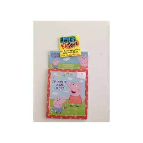 7196 Invitacion Peppa Pig GM