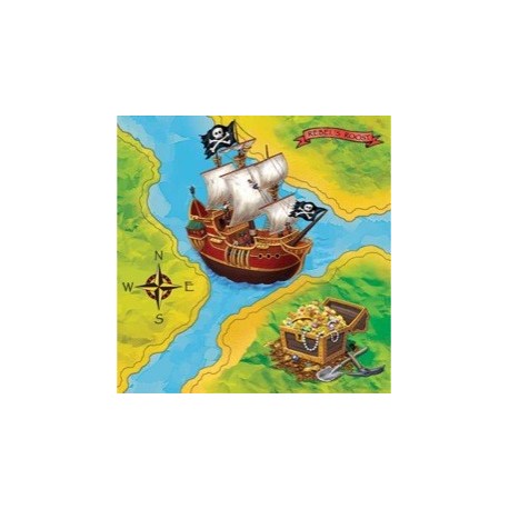 7291 Servilleta Piratas Tesoro GM