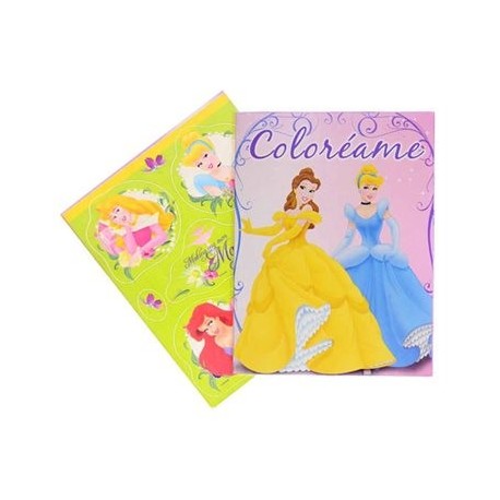 7444 Princesas Disney CUARTO Cuad colorear sticker GM