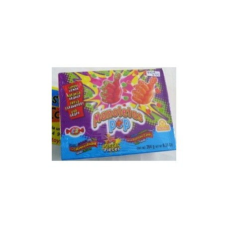 7464 Paleta Manoletas Pop 24pz Delicias