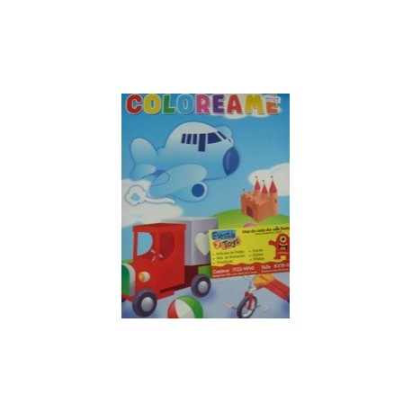 7595 CARTA Cuaderno Colorear Juguetes Transportes GM