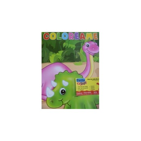 7597 CARTA Cuaderno Colorear Dinosaurios GM