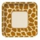 7921 Plato 9 Cuad Animal Print Giraffe Jirafa CREA