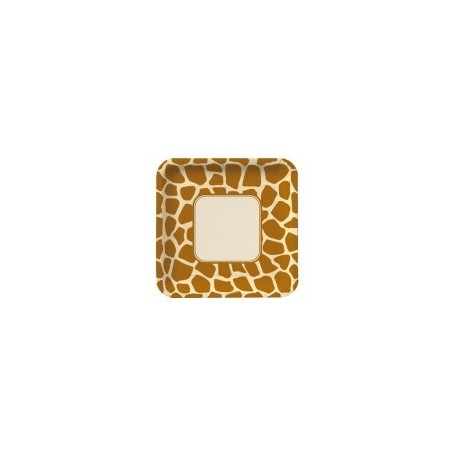 7921 Plato 9 Cuad Animal Print Giraffe Jirafa CREA