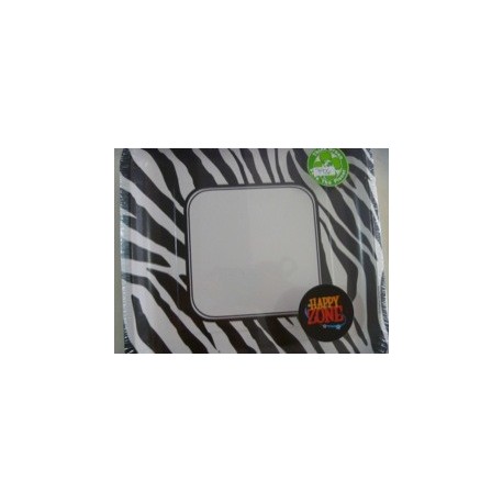 7926 Plato 9 Cuad Animal Print Zebra CREA