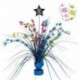 8081 Centro HNY 18in Multicolor Blue spray Centerpiece AM