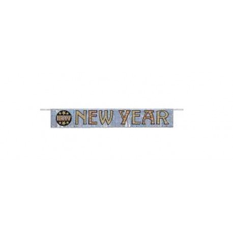 8092 Banner Foil Met New Year NOP HNY UNI