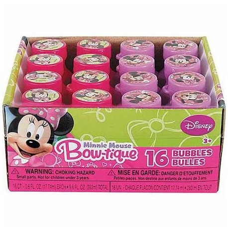 8151 PREMIO Minnie Mouse Mini Burbujas 16pz UNI